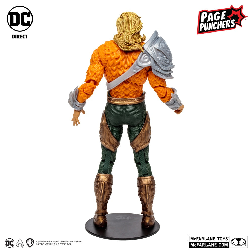 Aquaman (Comic), figurine 7" Aquaman avec comic (McFarlane)