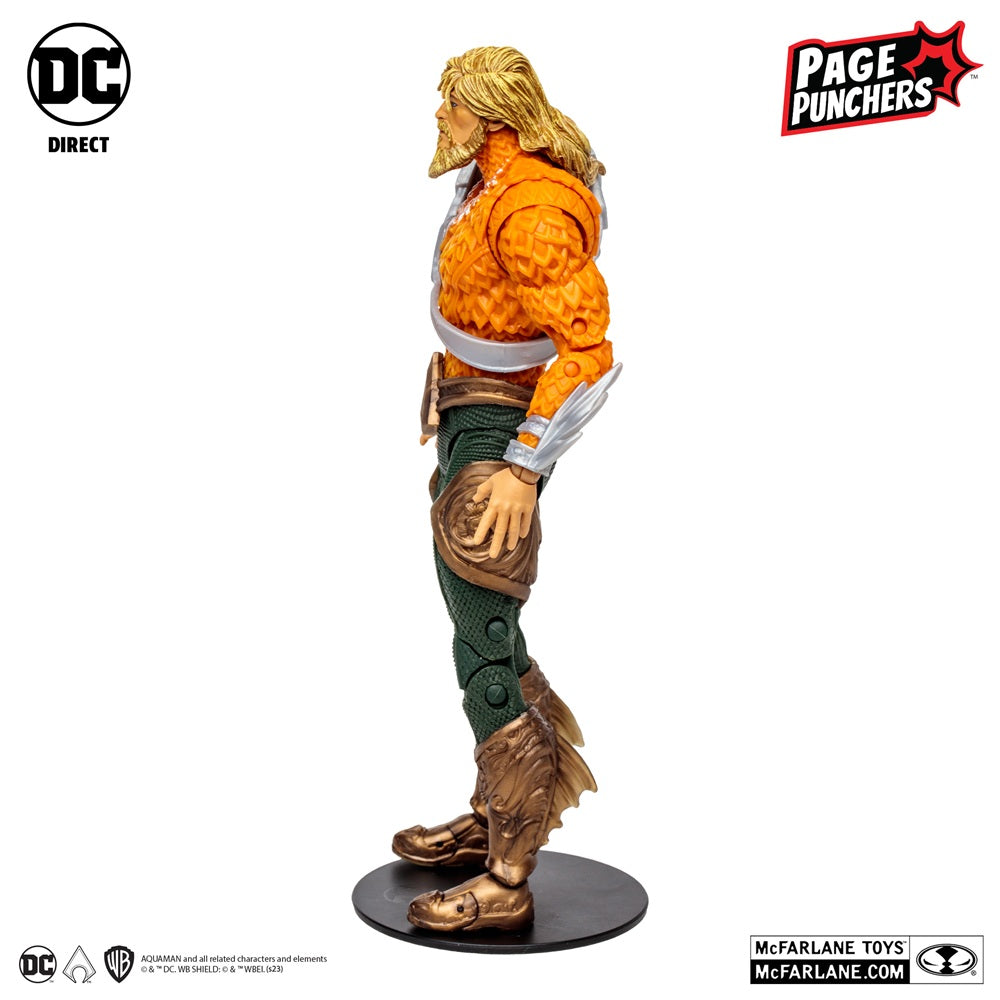 Aquaman (Comic), figurine 7" Aquaman avec comic (McFarlane)