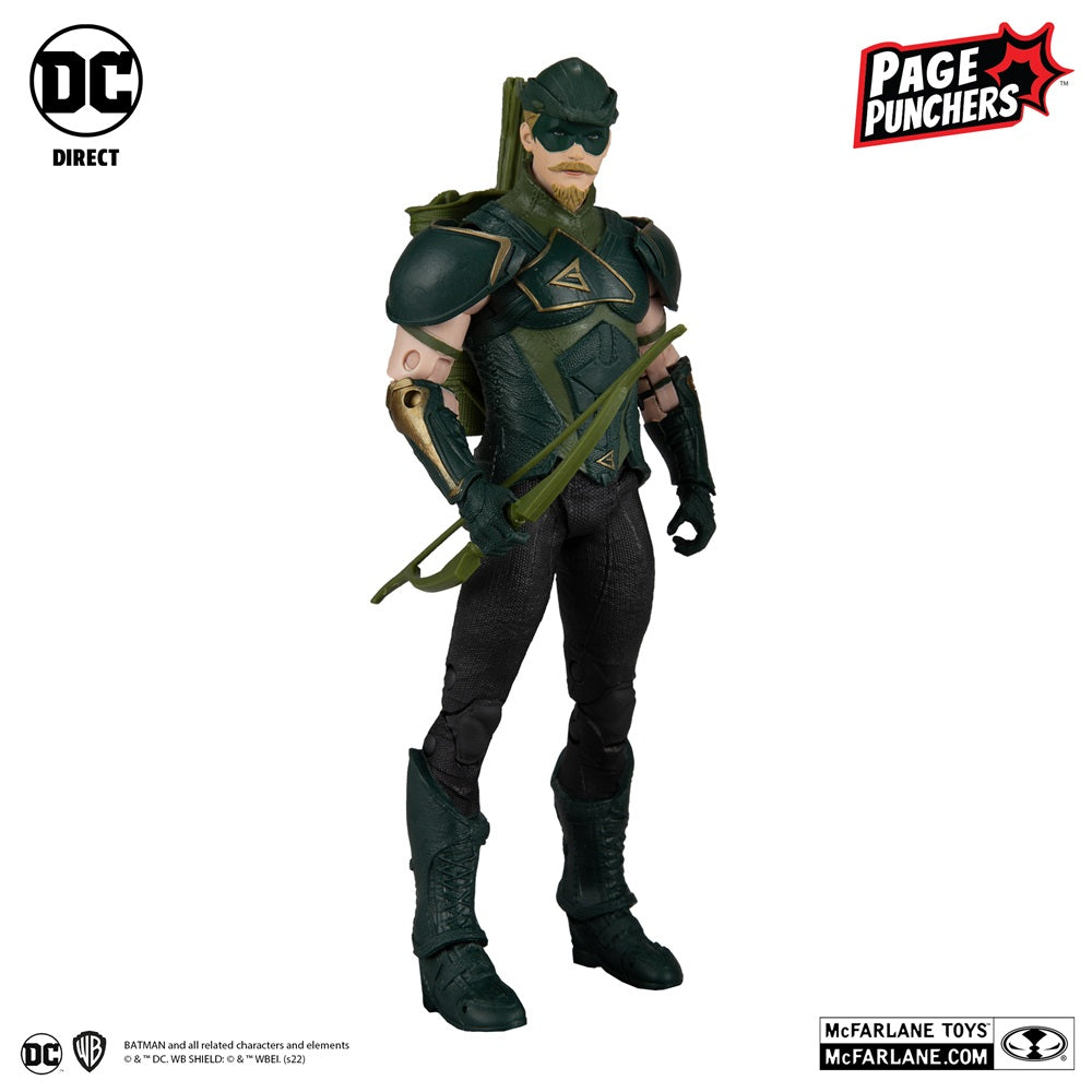 Injustice 2 (Comic), figurine 7" Green Arrow avec comic (McFarlane)