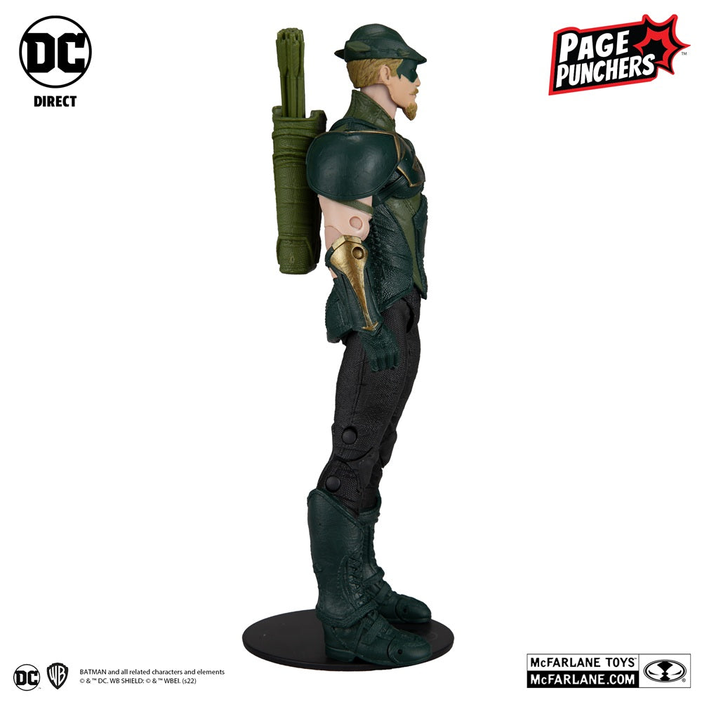 Injustice 2 (Comic), figurine 7" Green Arrow avec comic (McFarlane)