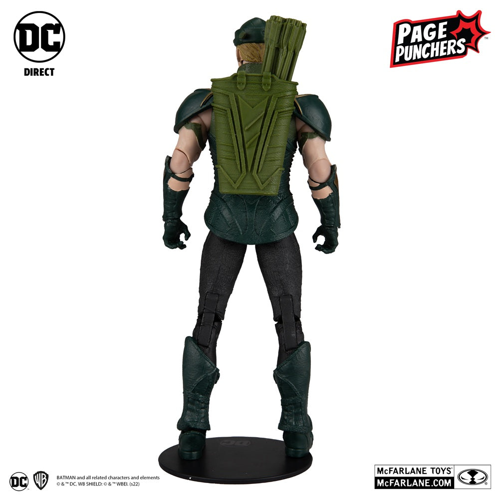 Injustice 2 (Comic), figurine 7" Green Arrow avec comic (McFarlane)