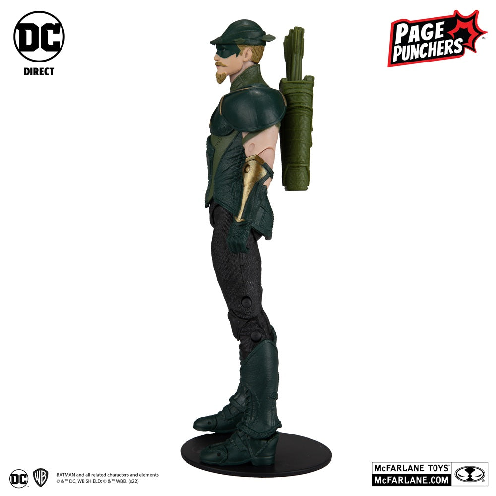 Injustice 2 (Comic), figurine 7" Green Arrow avec comic (McFarlane)
