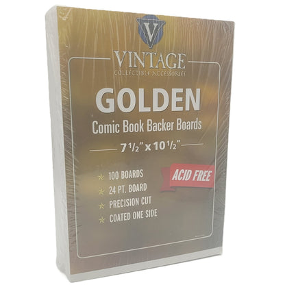 Evoretro, cartons pour comic Golden, paquet de 100