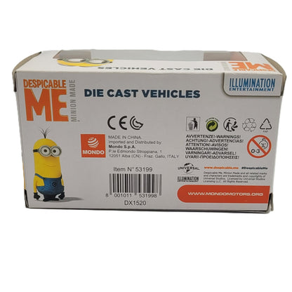 Despicable Me, mini Minion car in grey car (Mondo Motors)