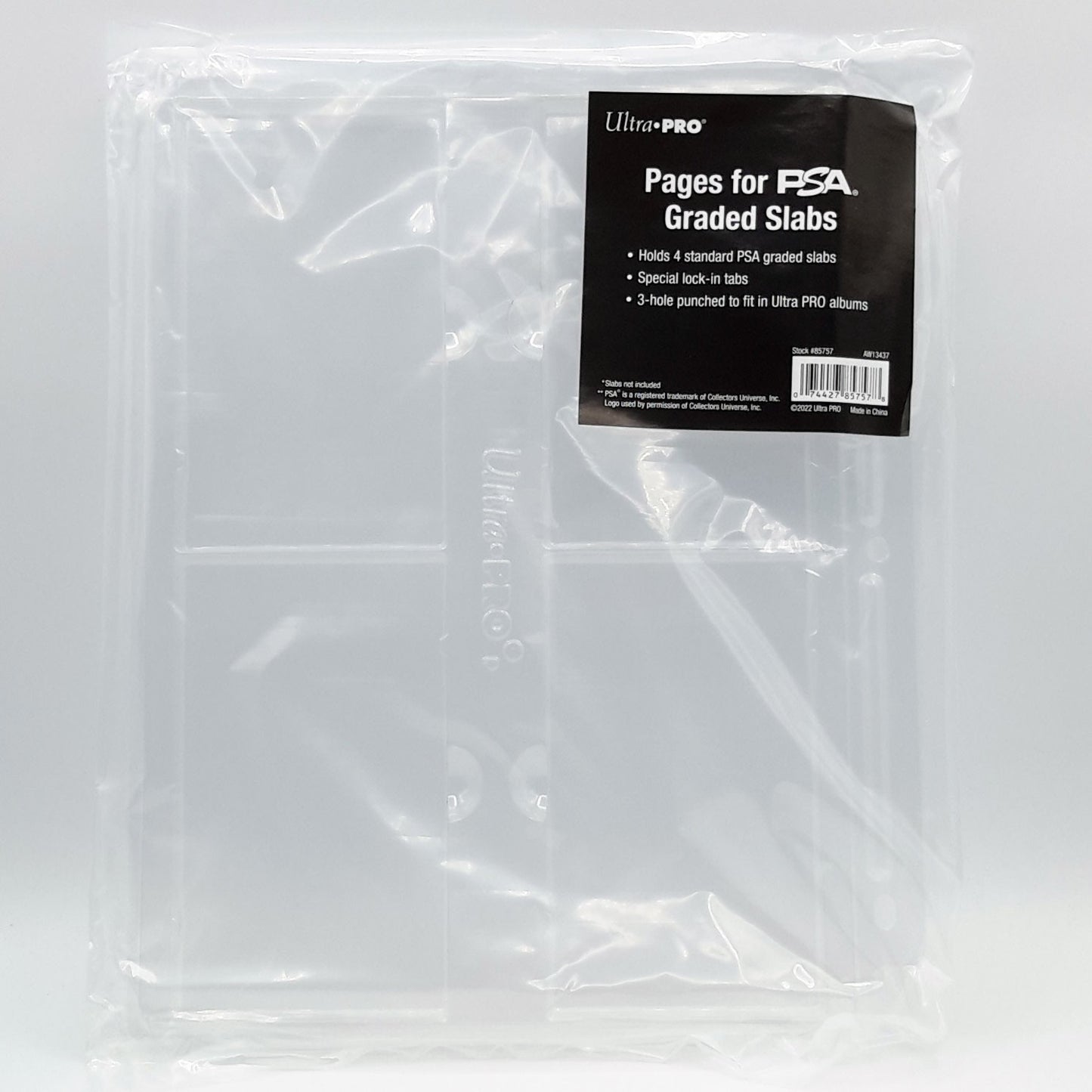 Ultra PRO, page rigide 4 cartes gradées PSA (85757)