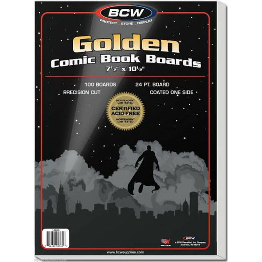 BCW, carton Comic Golden, paquet de 100 (1-BBGOL)