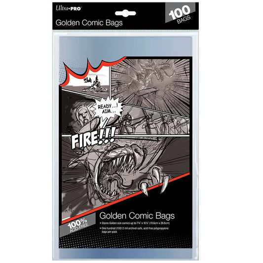 Ultra PRO, sacs comic Golden, paquet de 100 (81977)