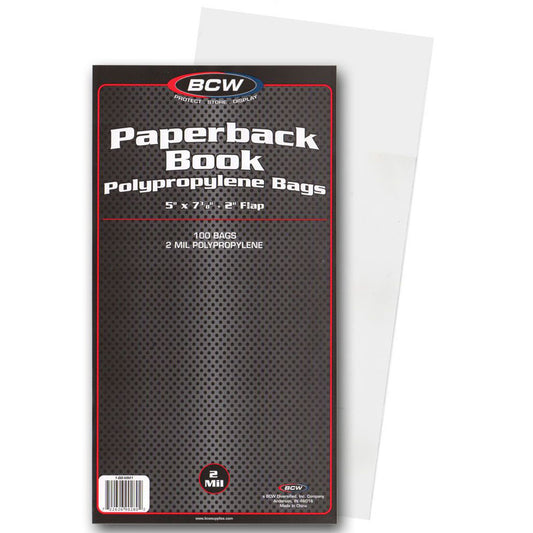 BCW, Paperback Bag, Pack of 100 (1-BB-MM1)