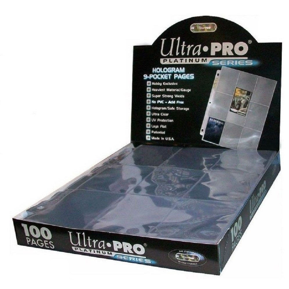 Ultra PRO boite 100 pages 9 pochettes pour cartes standard