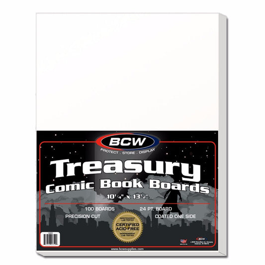 BCW, carton Treasury, paquet de 100 (1-BBTB)