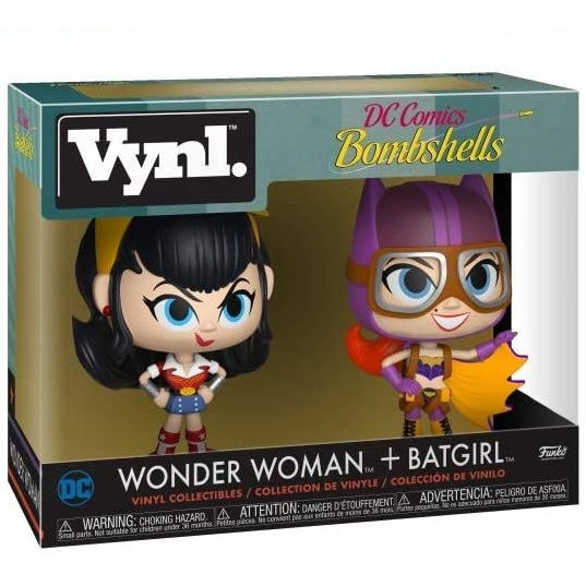Bombshells, figurines Vynl Wonder Woman & Batgirl (Funko)