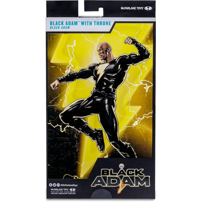 Black Adam, figurine 7" Black Adam avec trône (McFarlane)