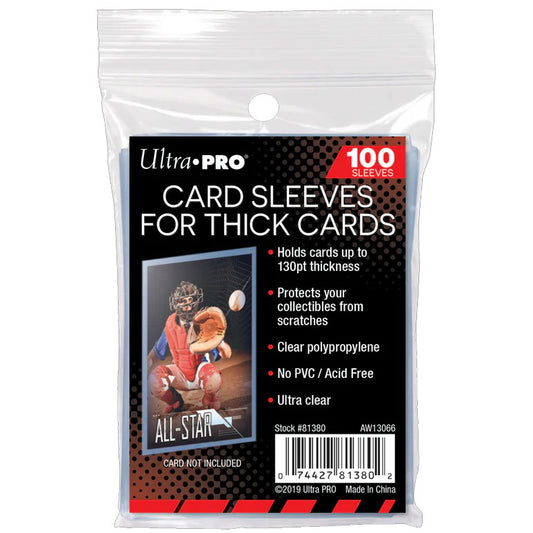 Ultra PRO, pochettes cartes épaisse 130pt, (81380)