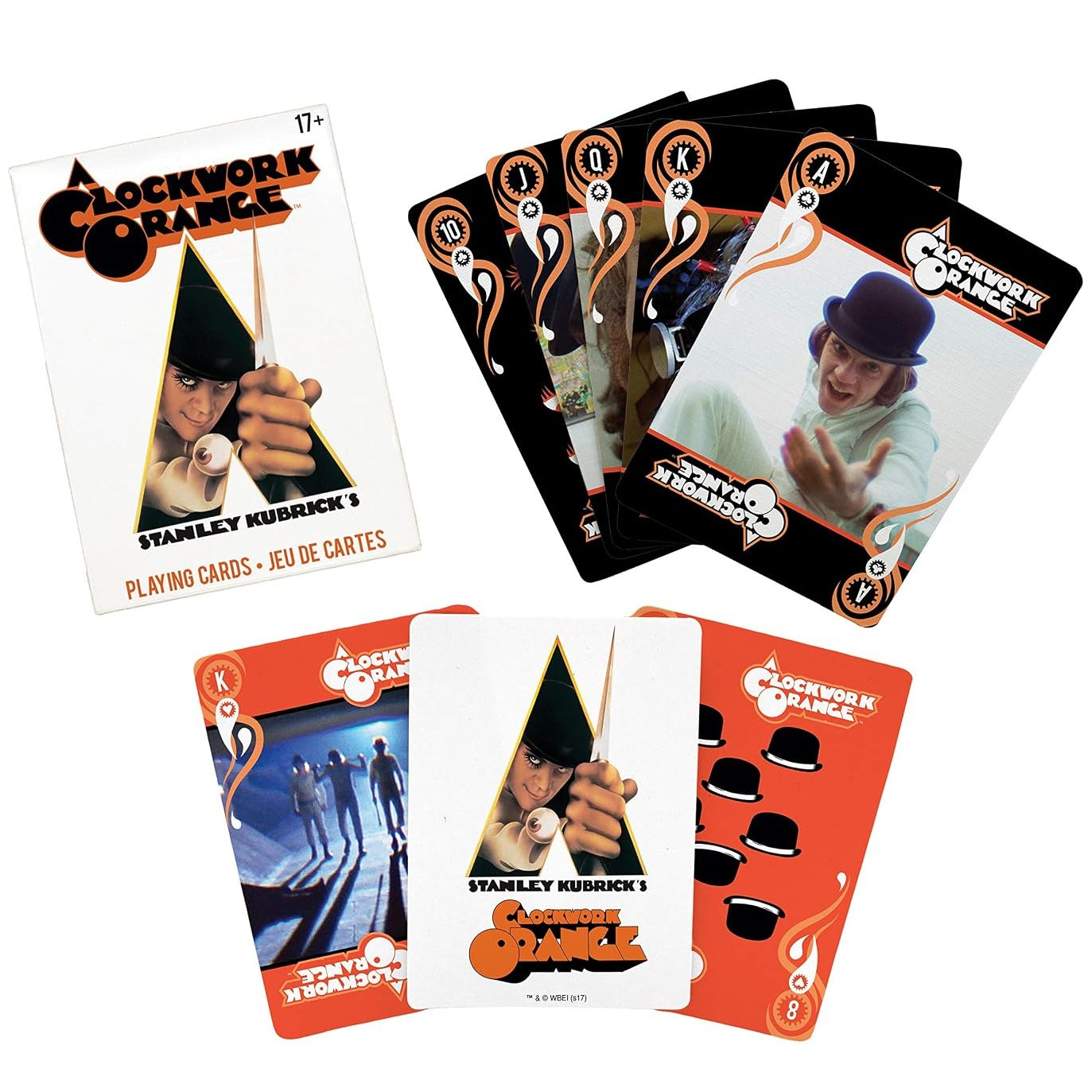 Jeu de cartes Orange mecanique avec des cartes