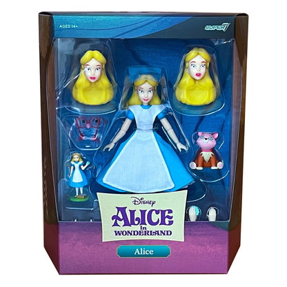 Alice au pays des merveilles figurine Ultimates Super7 dans sa boite