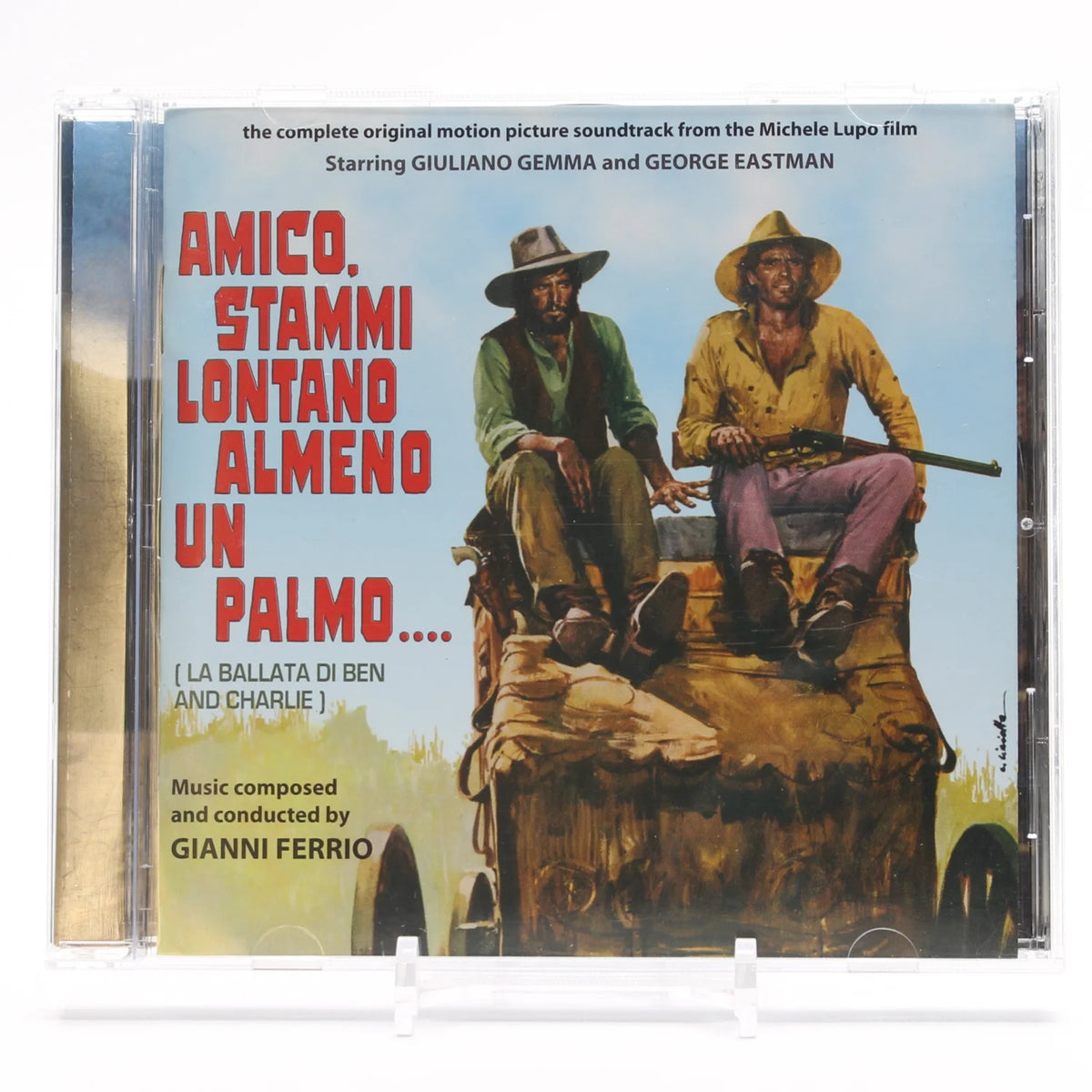 Trame sonore de Amico stammi lontano almeno un palmo par Gianni Ferrio vue de devant