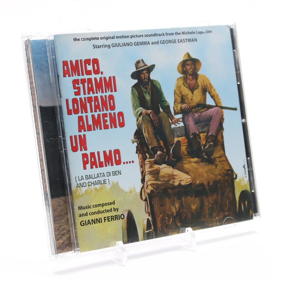 Trame sonore de Amico stammi lontano almeno un palmo par Gianni Ferrio vue de 3/4