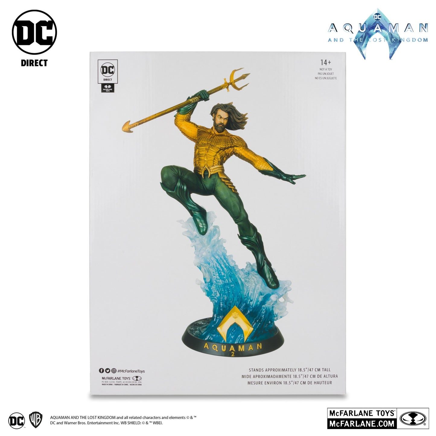 Aquaman and the Lost Kingdom, Aquaman 18" Limited Statue 200 pcs (DC Direct)