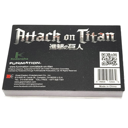 Notepad Attack on Titans derrière