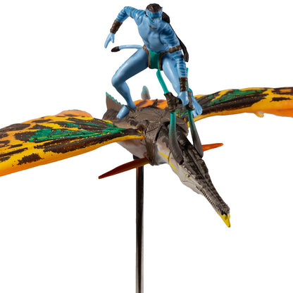 Avatar 2 figurine Jake Sully et Skimwing McFarlane en gros plan
