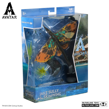 Avatar 2 figurine Jake Sully et Skimwing McFarlane devant de la boite