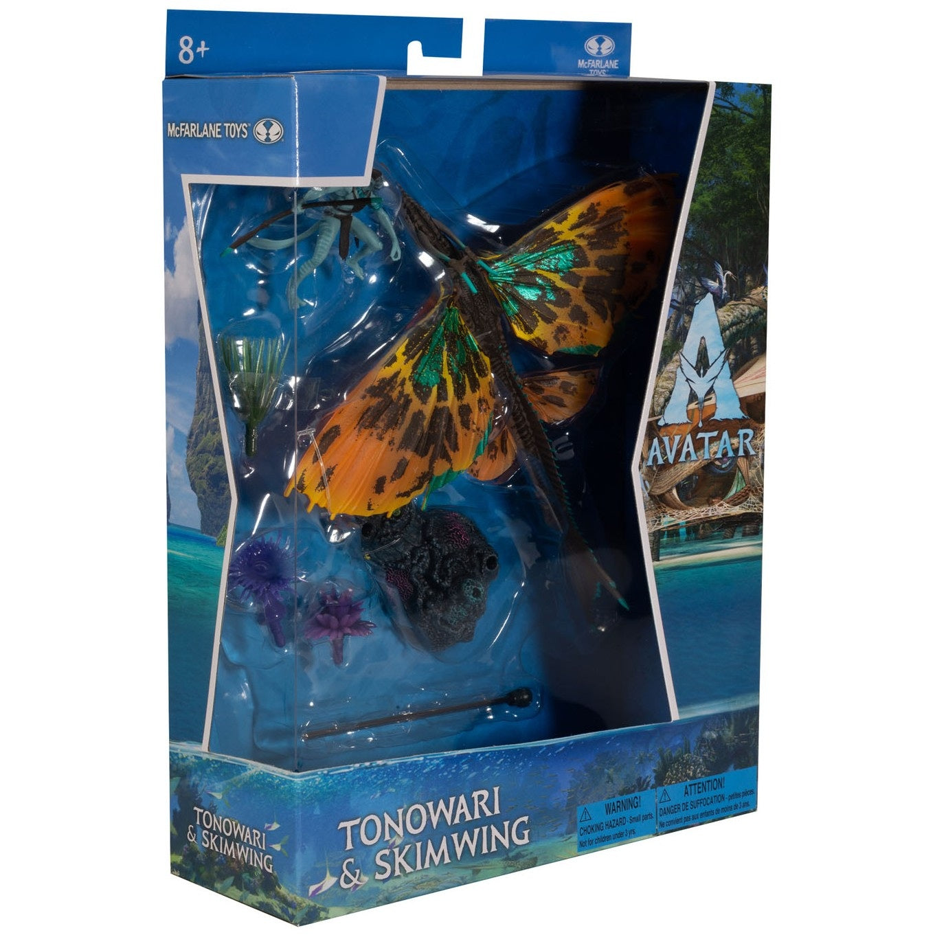 Avatar 2 figurine Tonowari et Skimwing McFarlane en boite