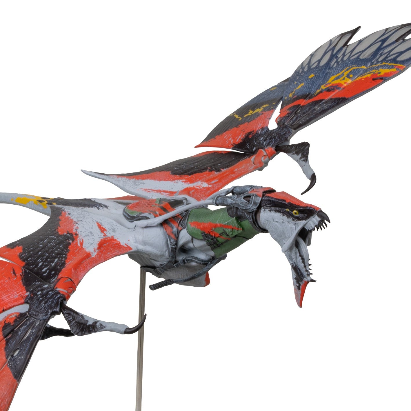 Avatar 3, figurine Quaritch's Banshee McFarlane en gros plan