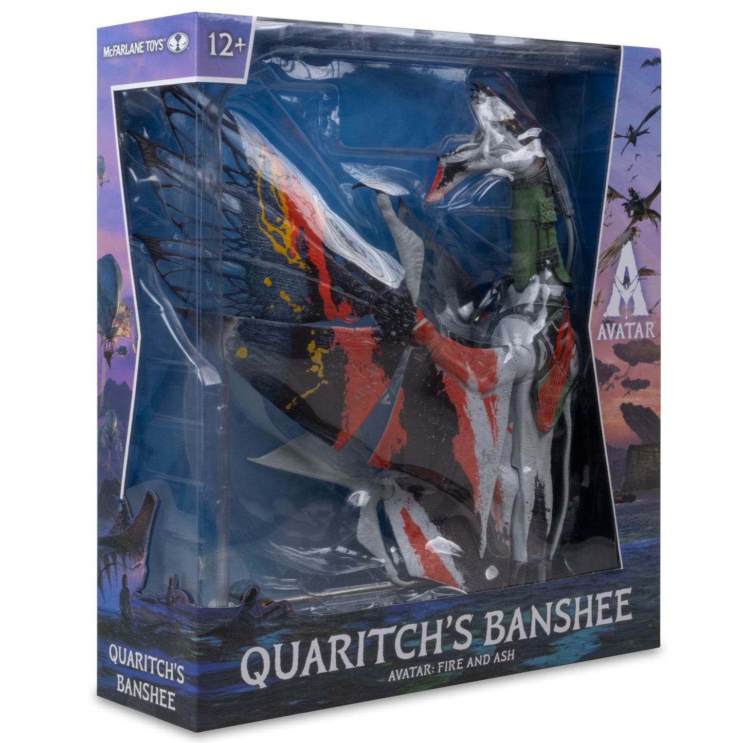 Avatar 3, figurine Quaritch's Banshee McFarlane en boite
