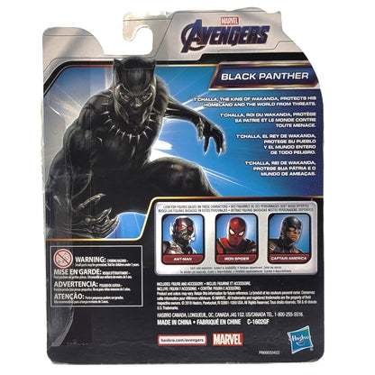 Avengers figurine 6" Black Panther arrière de la boite