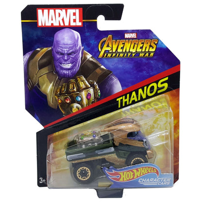 Avengers Infinity War auto Hot Wheels Thanos de face