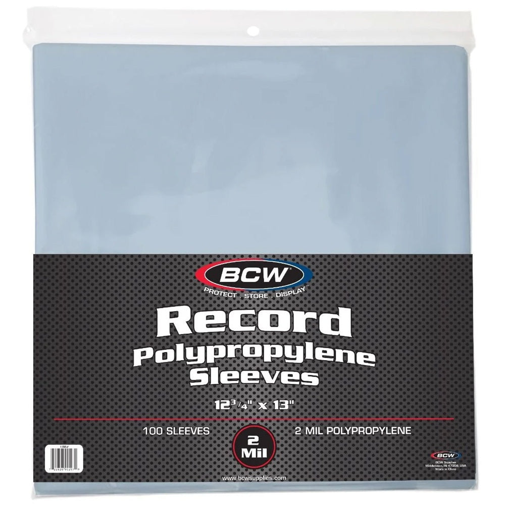 BCW, pochette disque 33 T, paquet de 100 (1-RSLV)