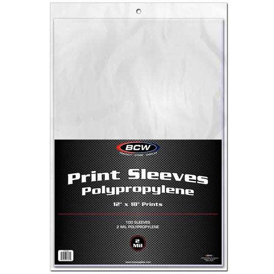 BCW, pochette 12" x 18", paquet de 100 (1-12X18SLV)