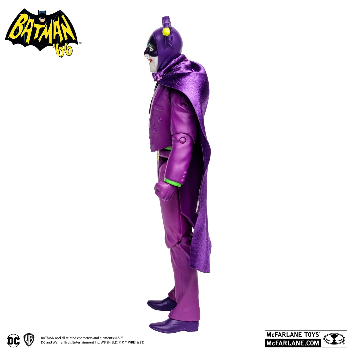 DC Retro Batman 1966 figurine The Joker de profil