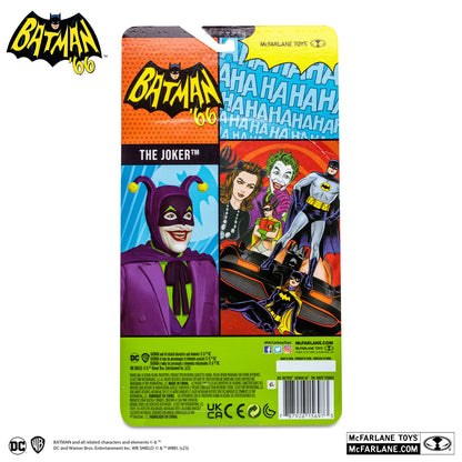 DC Retro Batman 1966 figurine The Joker arrière de la boite