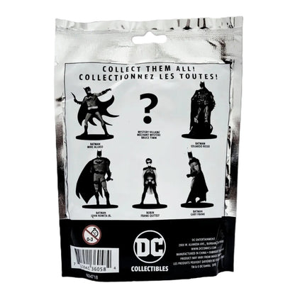 Batman 80e anniversaire sachet mini figurine Black and White arrière du paquet