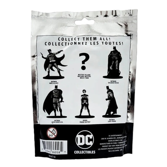 Batman 80e anniversaire sachet mini figurine Black and White arrière du paquet