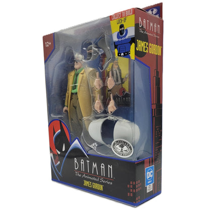Batman the Animated Series figurine James Gordon Platinum Edition boite de 3/4