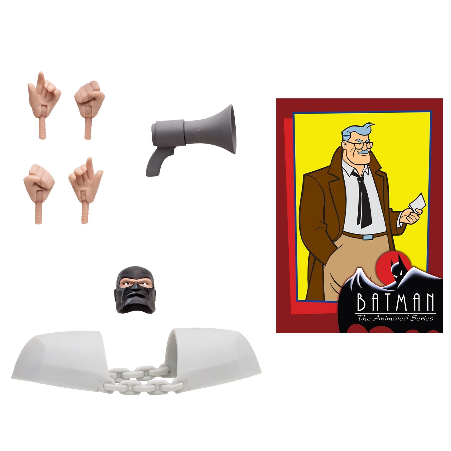 Batman the Animated Series figurine James Gordon Platinum Edition avec les accessoires