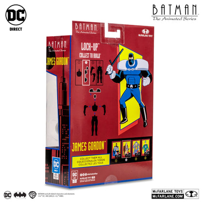 Batman the Animated Series figurine James Gordon Platinum Edition arrière de la boite