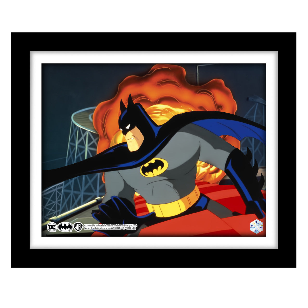 Batman the Animated Serie Animation Cel Batman avec le cadre