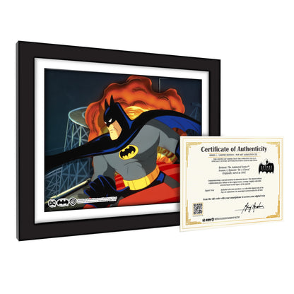Batman the Animated Serie Animation Cel Batman avec le certificat