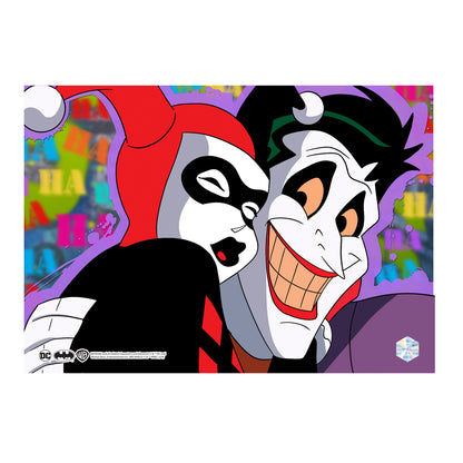 Batman the Animated Series Pop At Animation Cel Harley Quinn et le Joker 
