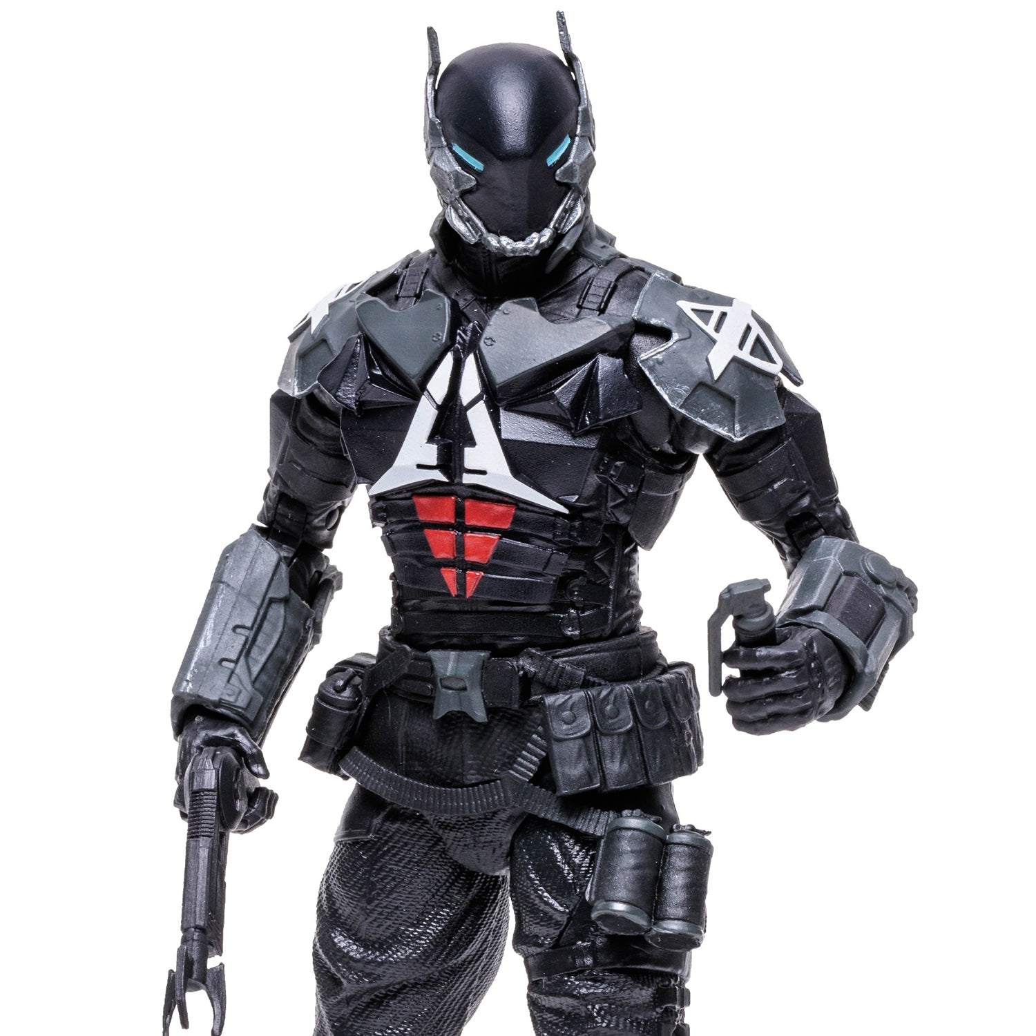 Batman, figurine Arkham Knight McFarlane en gros plan