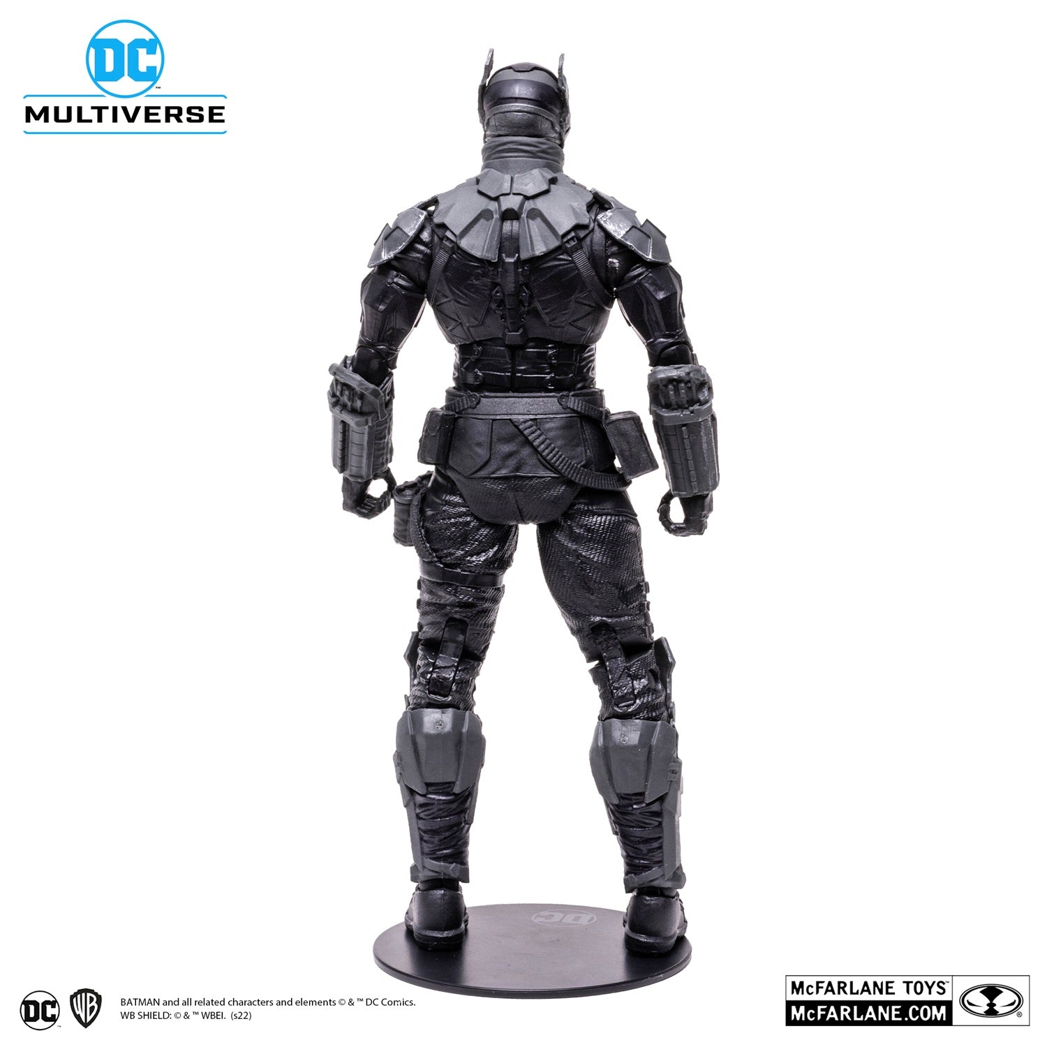 Batman, figurine Arkham Knight McFarlane de dos