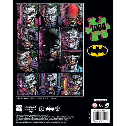 Batman puzzle Three Jokers USAopoly arrière de la boite
