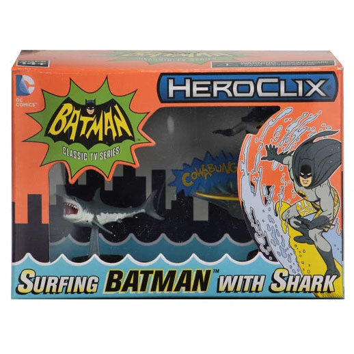 Batman (1966) Heroclix surfing Batman with shark dans sa boite