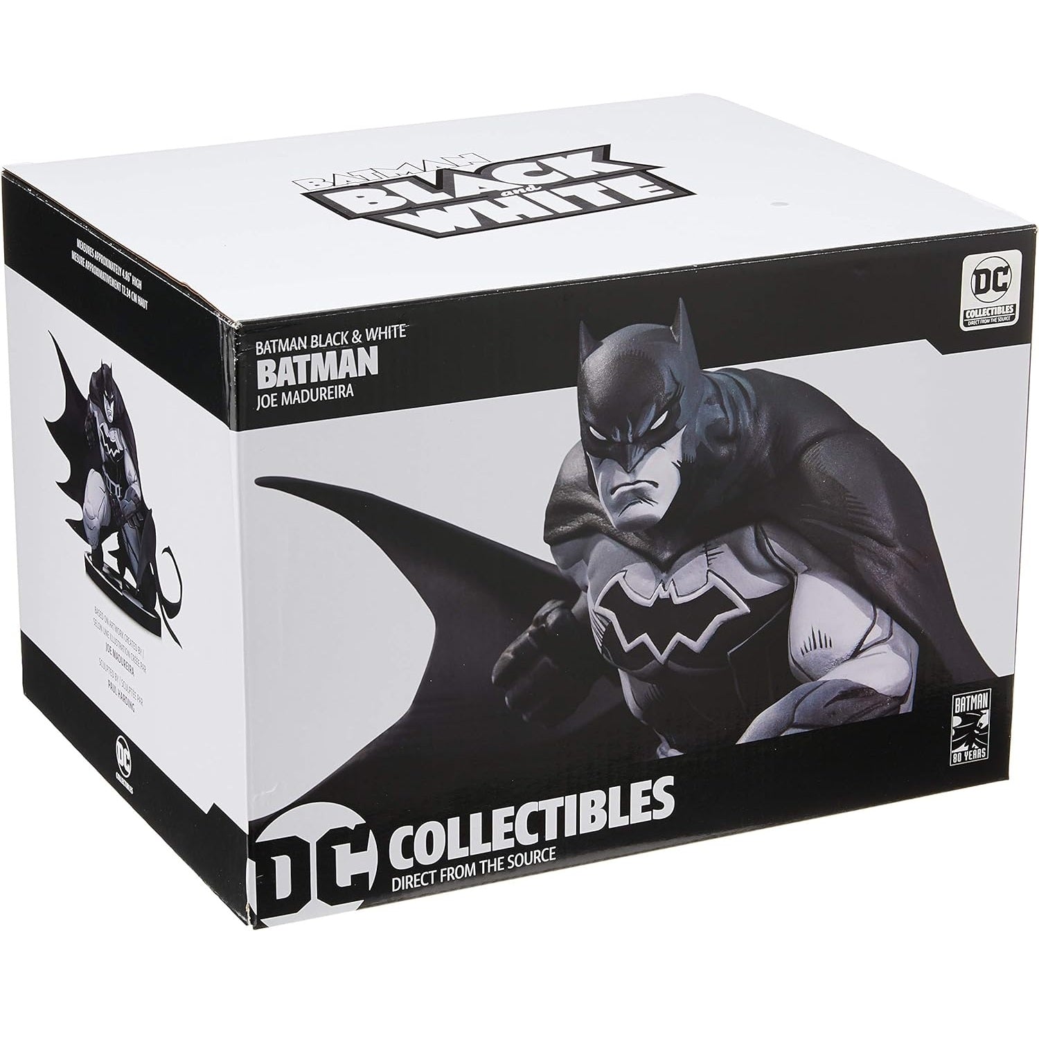 Batman Black and White par Joe Madureira statuette en boite