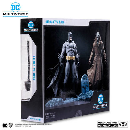 Batman vs Hush figurines 7" DC Multiverse boite arrière