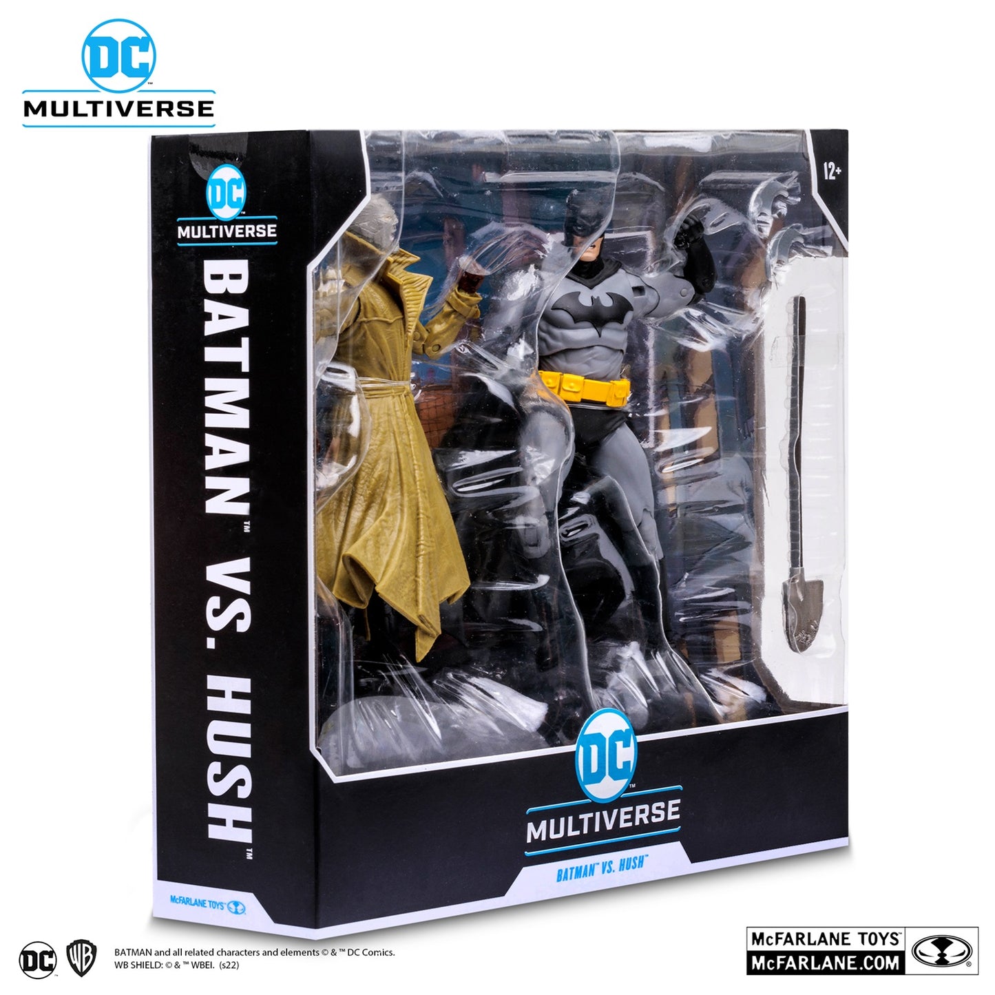Batman vs Hush figurines 7" DC Multiverse boite 3/4