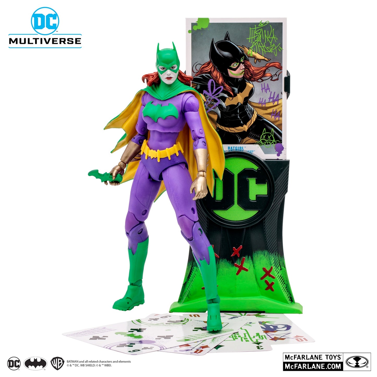 Batman Three Jokers, 7" Batgirl Gold Label DC Multiverse Action Figure (McFarlane)